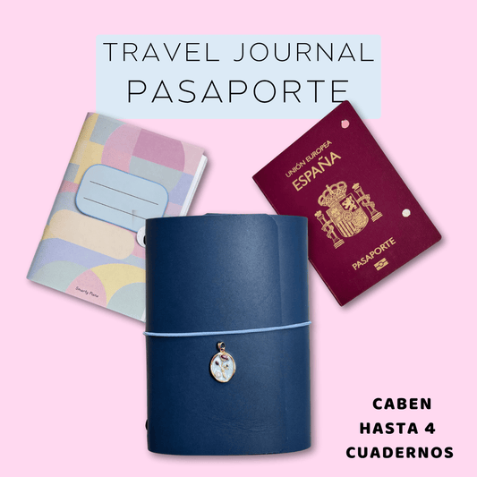 Travel Journal Pasaporte - Cuero Vacuno