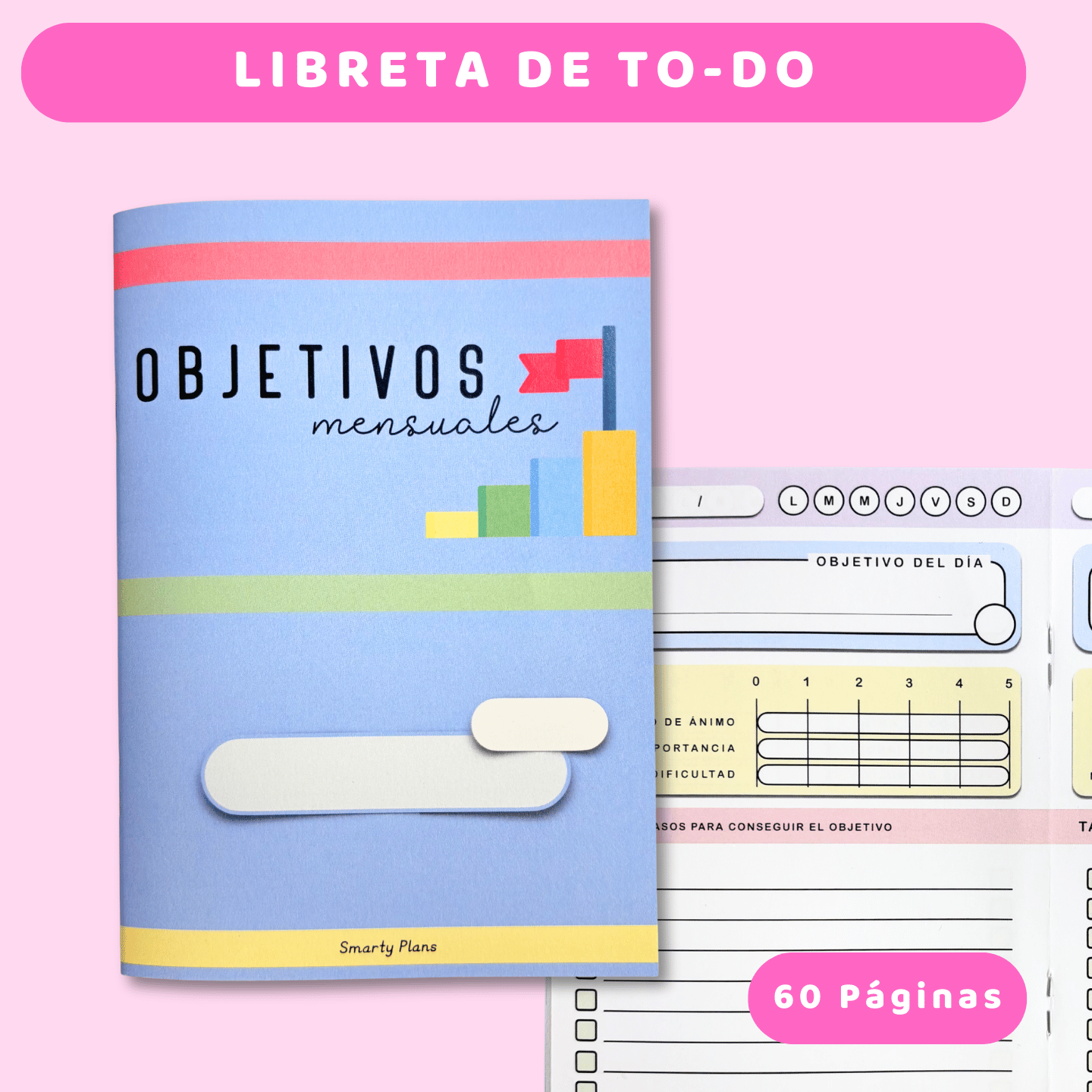 Libreta de Objetivos Mensual - Travel Journal