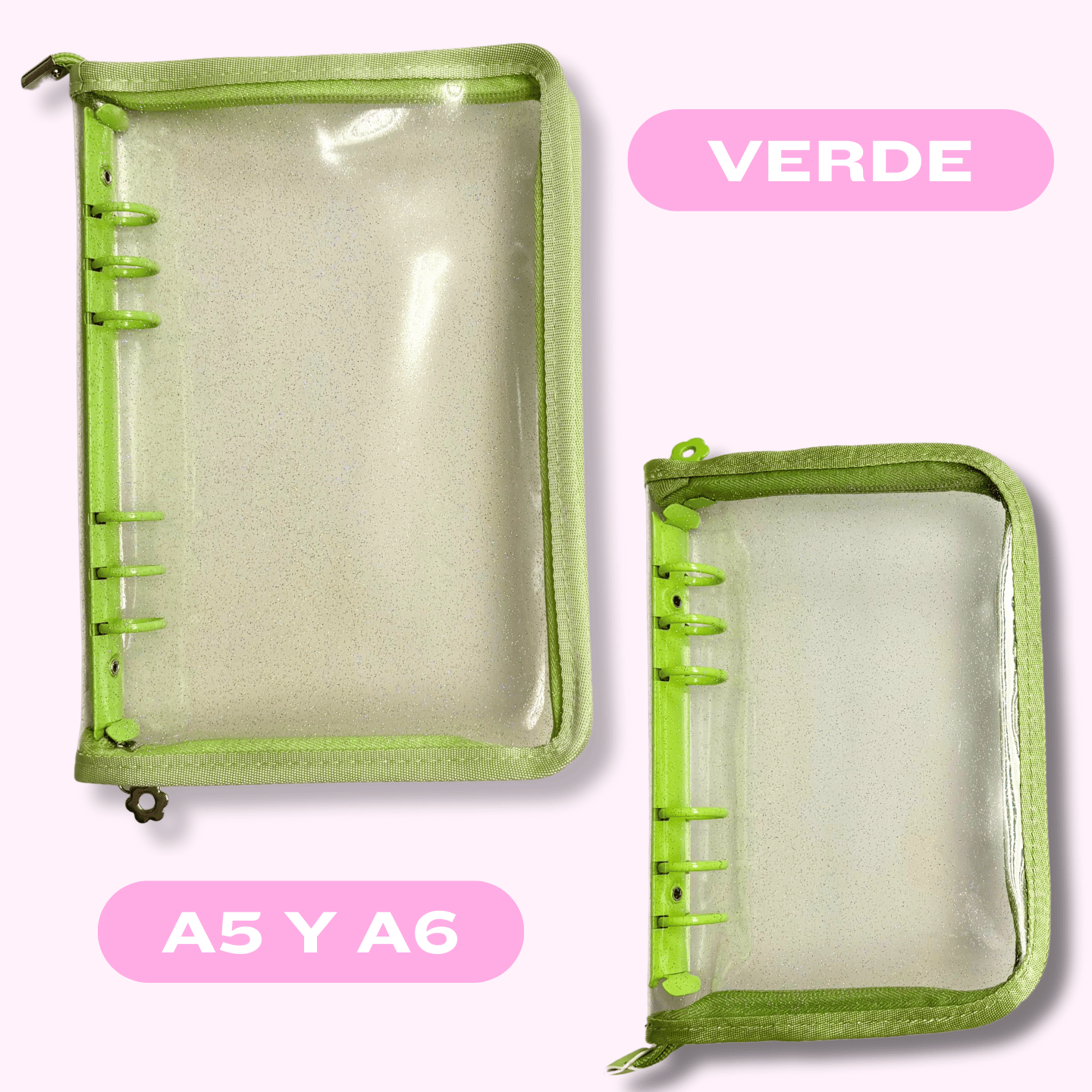 Planificador Transparente - Verde