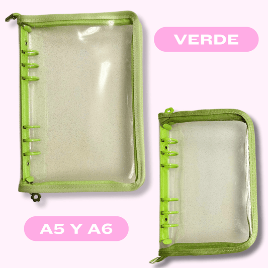 Planificador Transparente - Verde