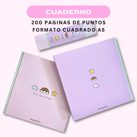 Cuaderno de Puntos - Live Love Laugh