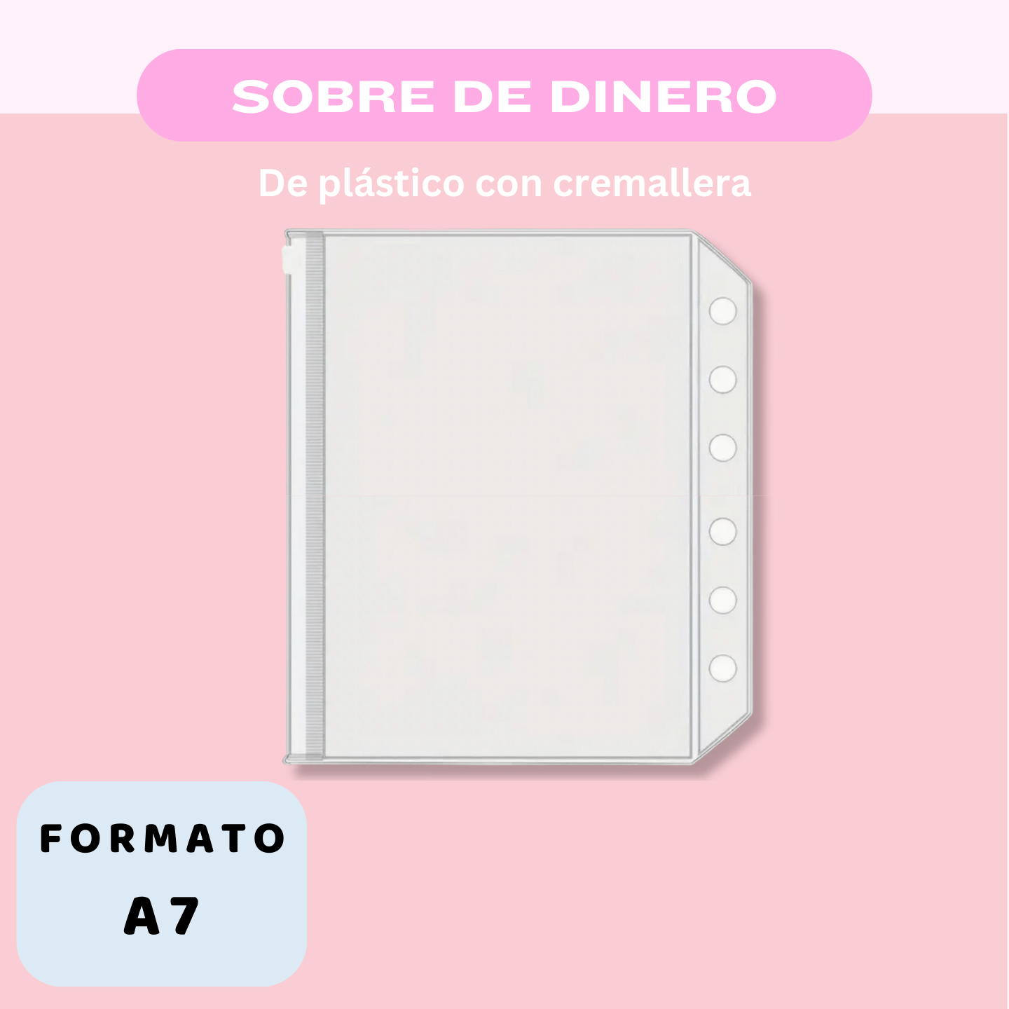 Sobres de Ahorro Dinero - A5 A6 A7 - Individual y Packs
