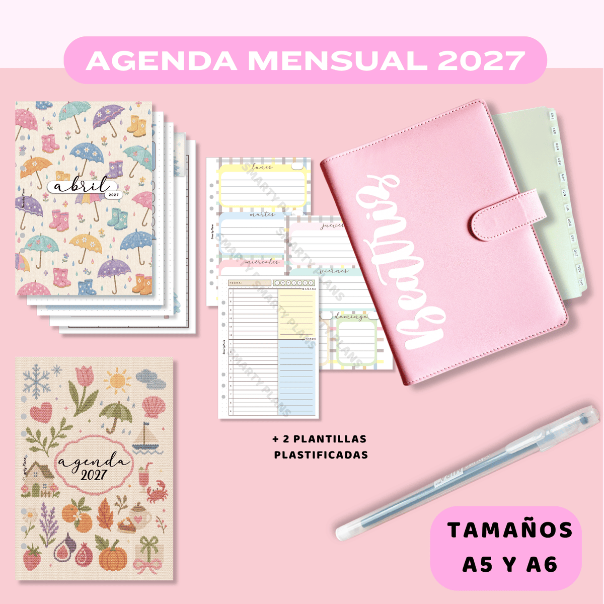Kit - Agenda MENSUAL 2027