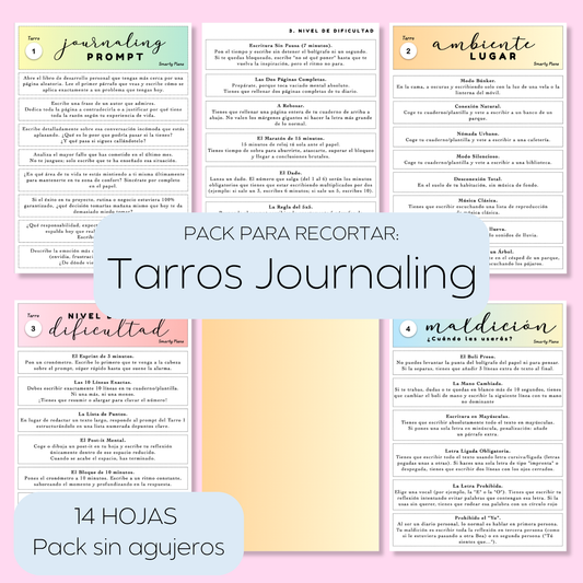 Pack Plantillas - Tarros Journaling
