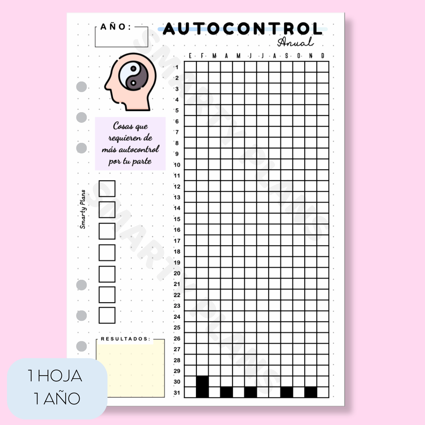 Hoja Anual - Autocontrol