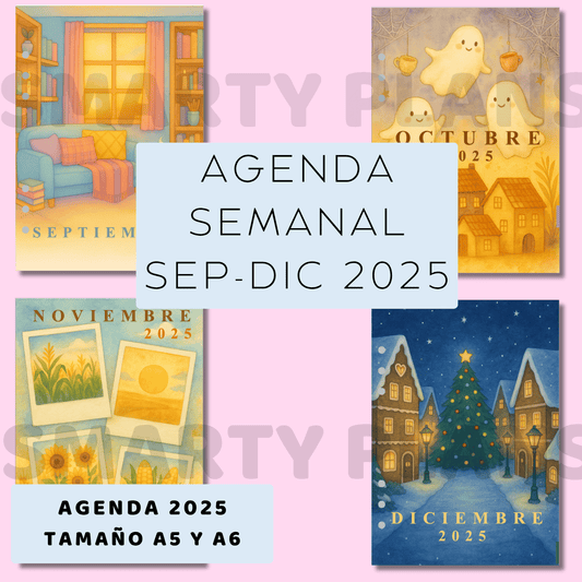 Agenda SEMANAL - Septiembre a Diciembre 2025