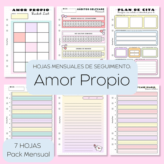 Pack Mensual - Amor Propio