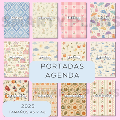 Portadas Agenda Bordada  (sin fechas)