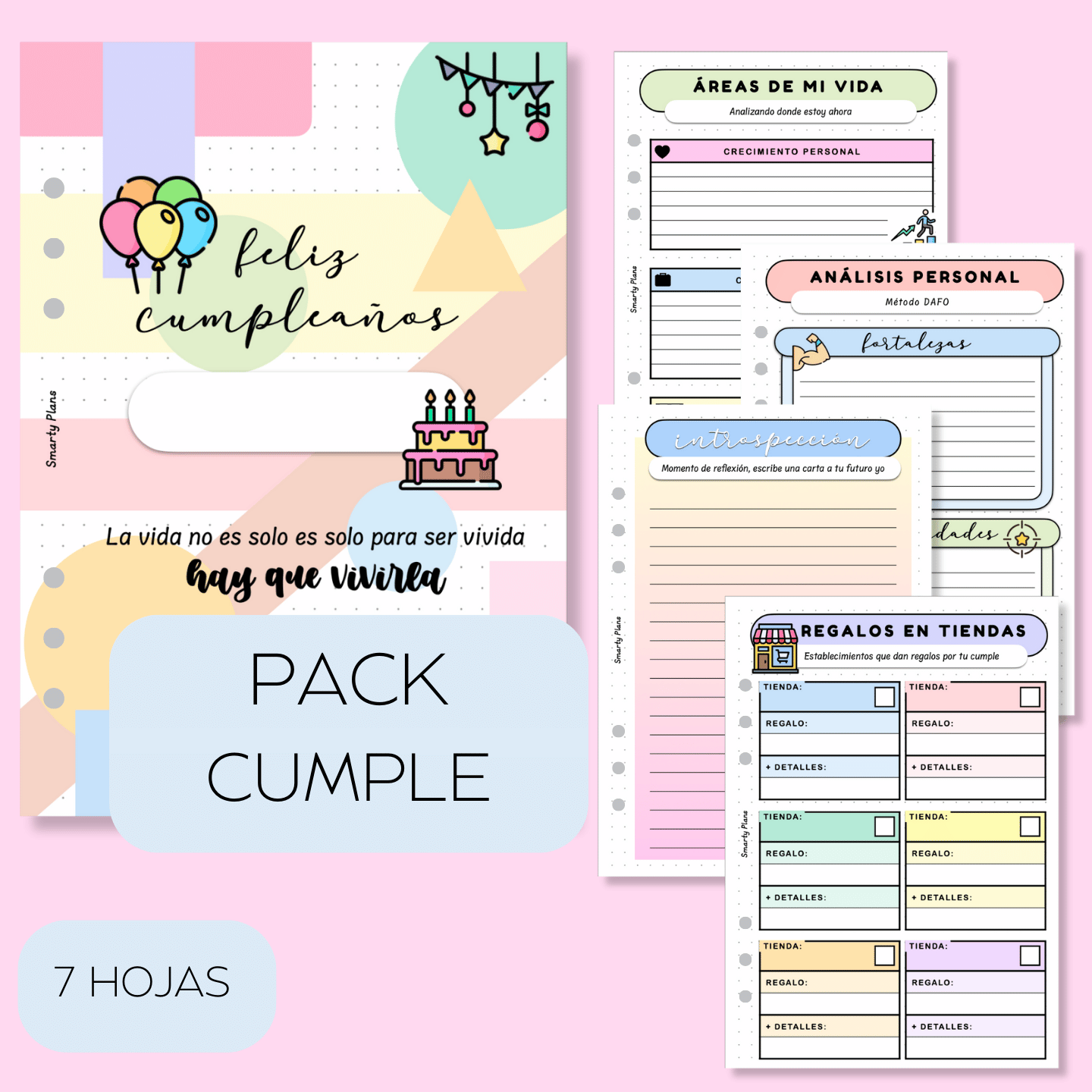 Pack Plantillas - Mi Cumpleaños