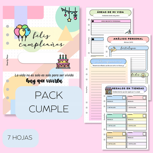 Pack Plantillas - Mi Cumpleaños