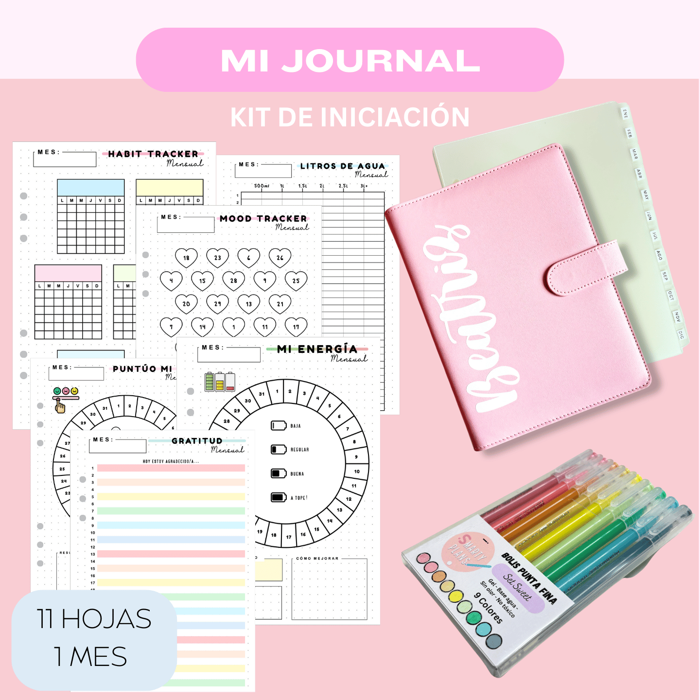 Kit Mensual - Mi Journal