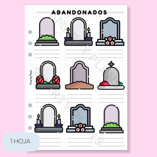 Plantilla Ocio - Libros Abandonados