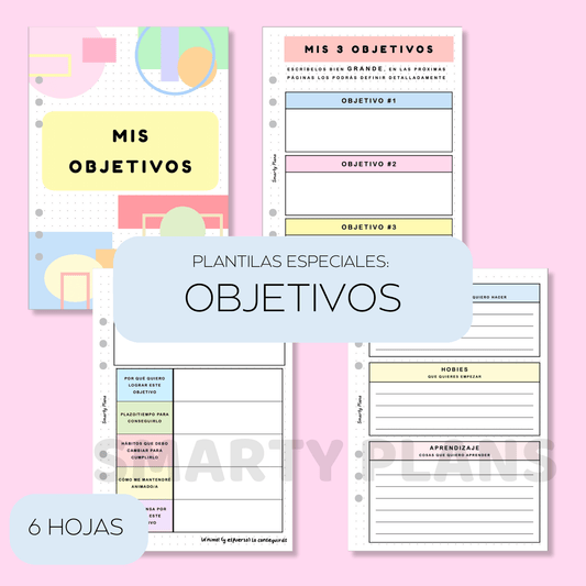 Pack Plantillas - Objetivos