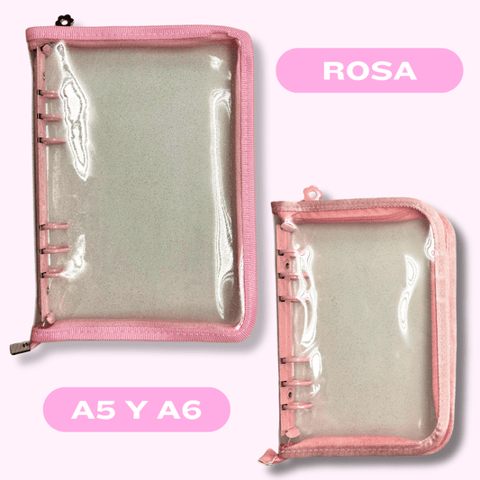 Planificador Transparente - Rosa