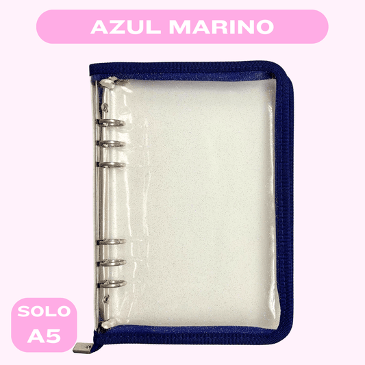 Planificador Transparente - Azul Marino