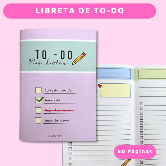 Libreta de Mis Listas / To Do - Travel Journal