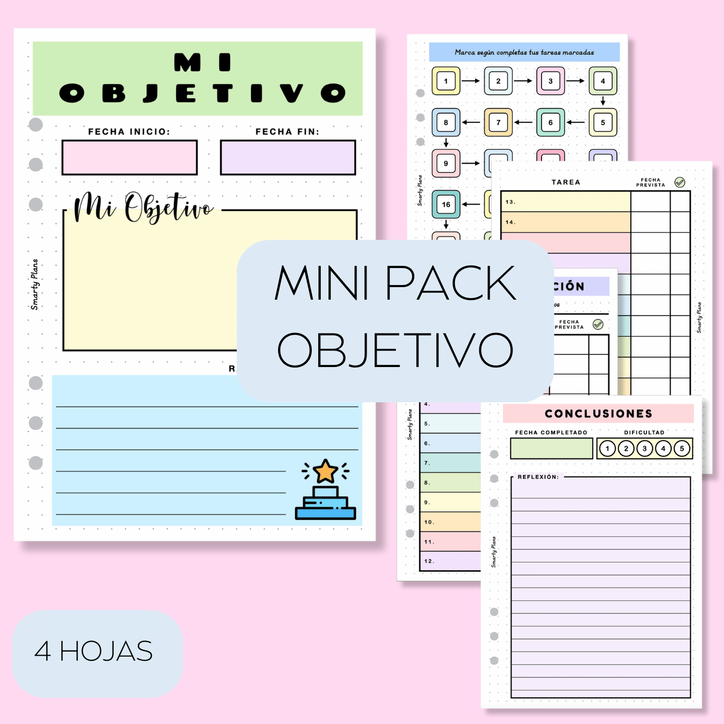 Pack Plantillas - Mini Objetivo