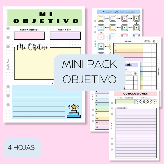 Pack Plantillas - Mini Objetivo