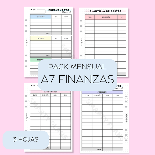 Pack Mensual A7 - Finanzas