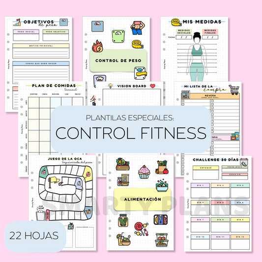 Pack Plantillas - Control Fitness