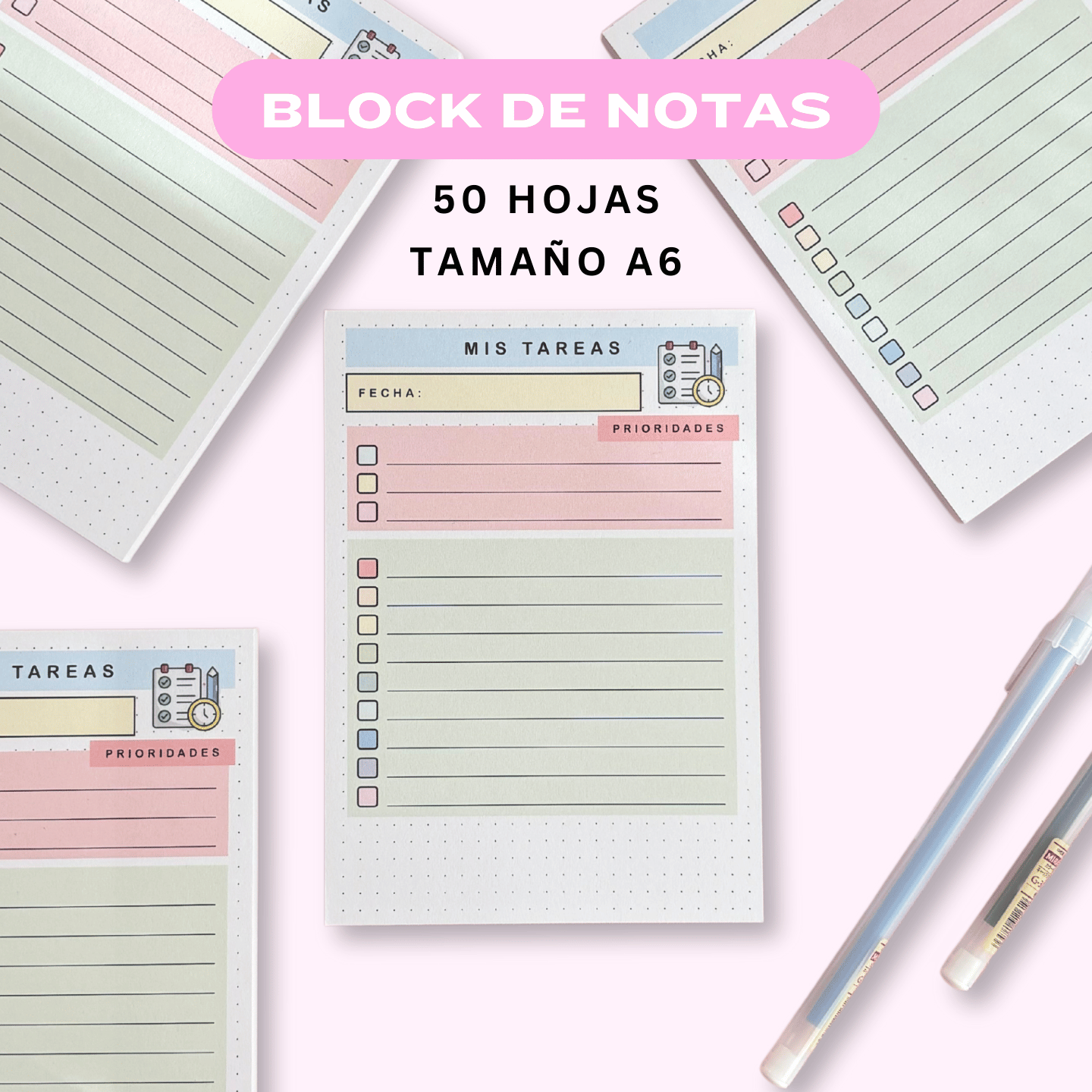 Bloc de Notas - Tareas Rainbow