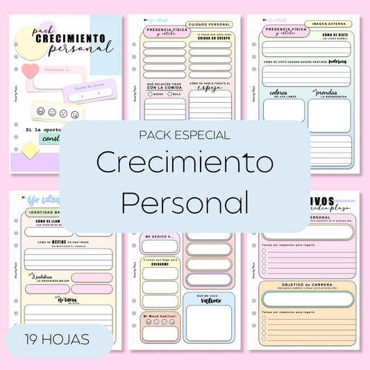 Pack Plantillas - Crecimiento Personal