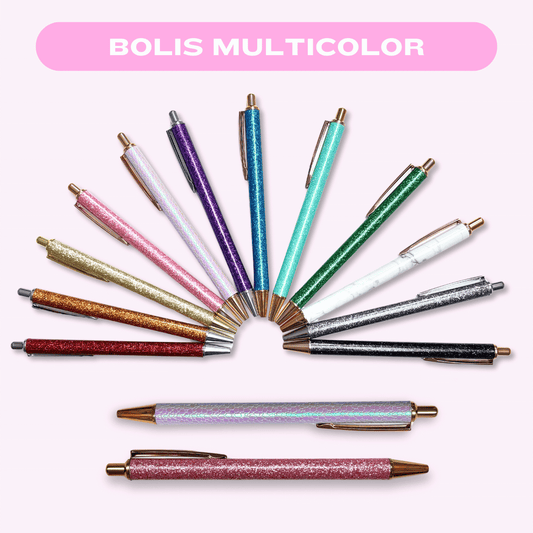 Bolígrafos Clic - Multicolores