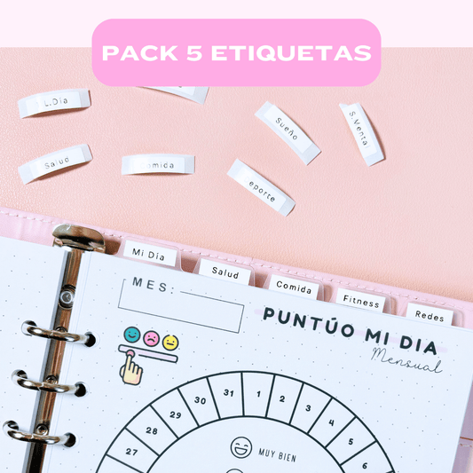 Pack 5 Etiquetas