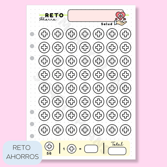 Plantilla Individual Finanzas - Reto de Ahorro Salud / Médicos