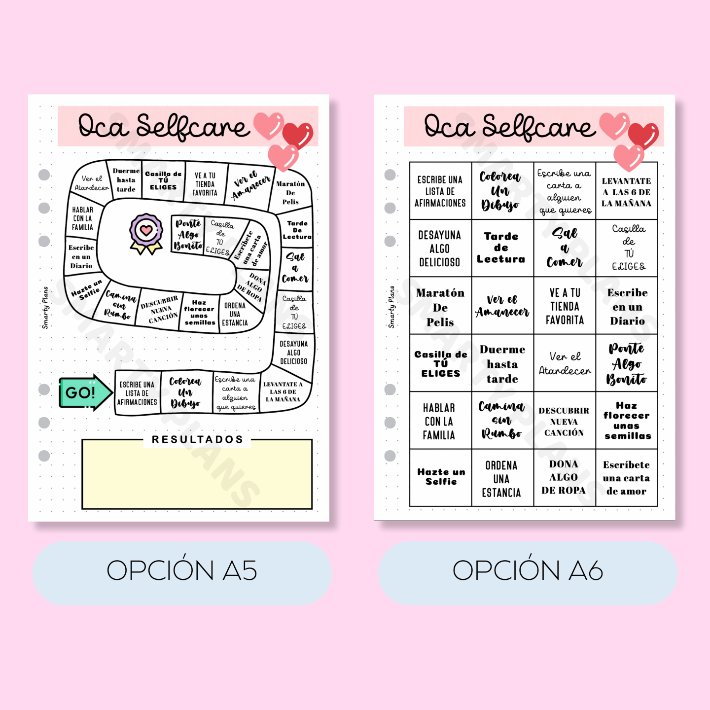 Plantilla Individual - Reto Oca Selfcare