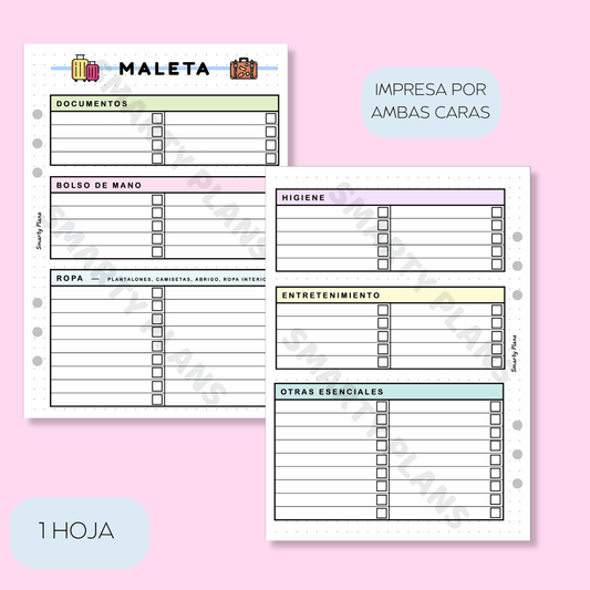 Plantilla Viajes - Maleta