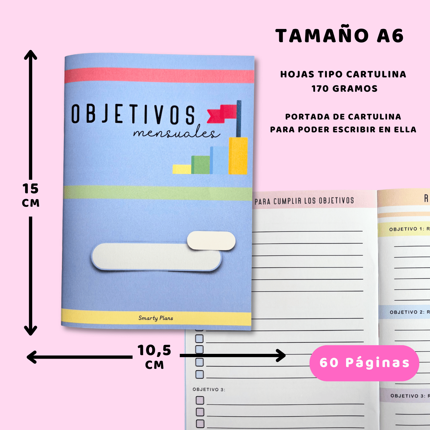 Libreta de Objetivos Mensual - Travel Journal