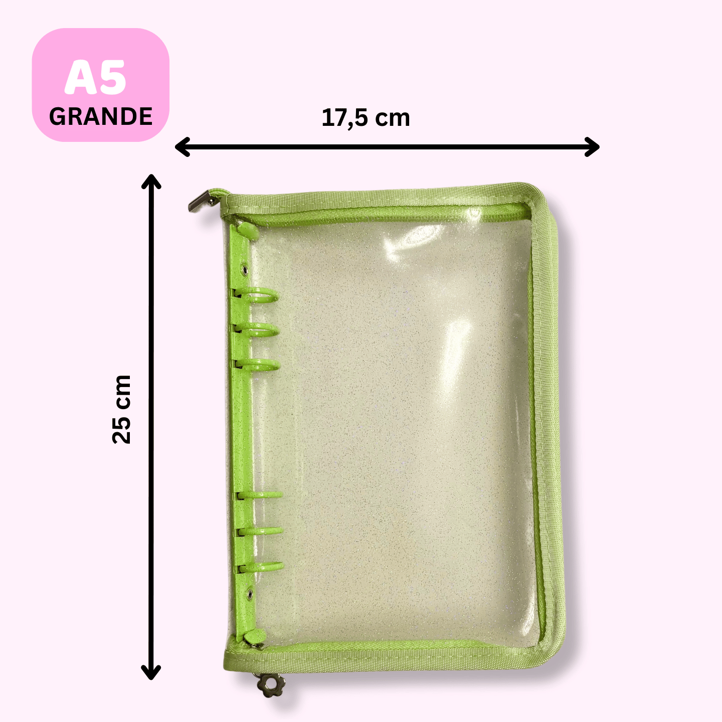 Planificador Transparente - Verde