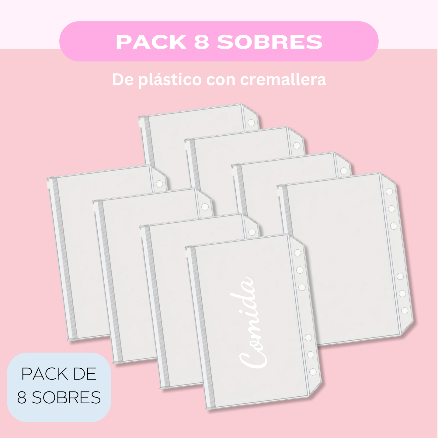 Sobres de Ahorro Dinero - A5 A6 A7 - Individual y Packs