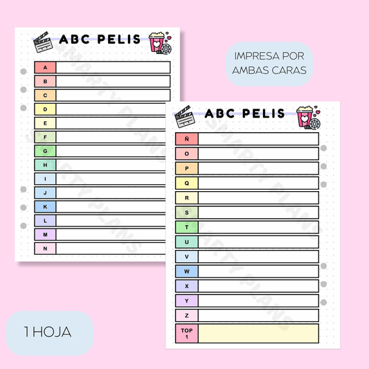 Plantilla Individual - ABC Pelis