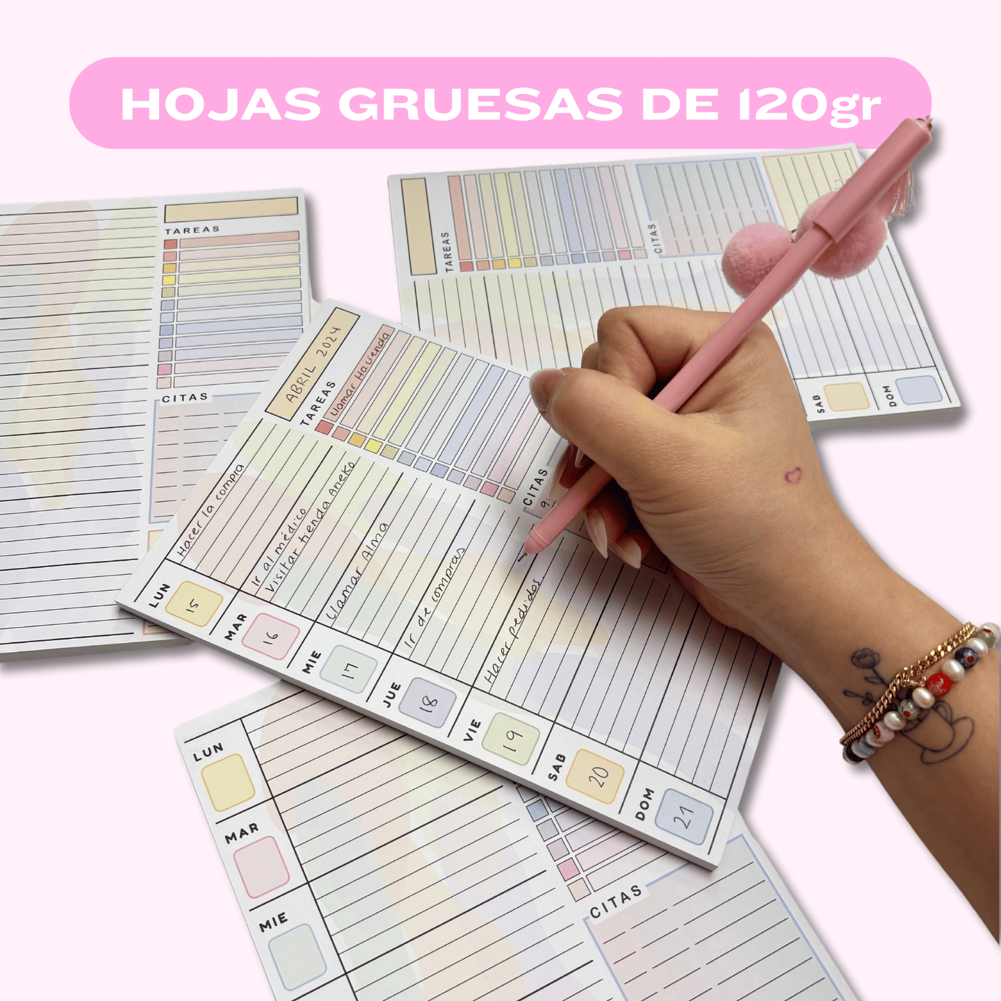 Bloc de Notas A5 - Semanal
