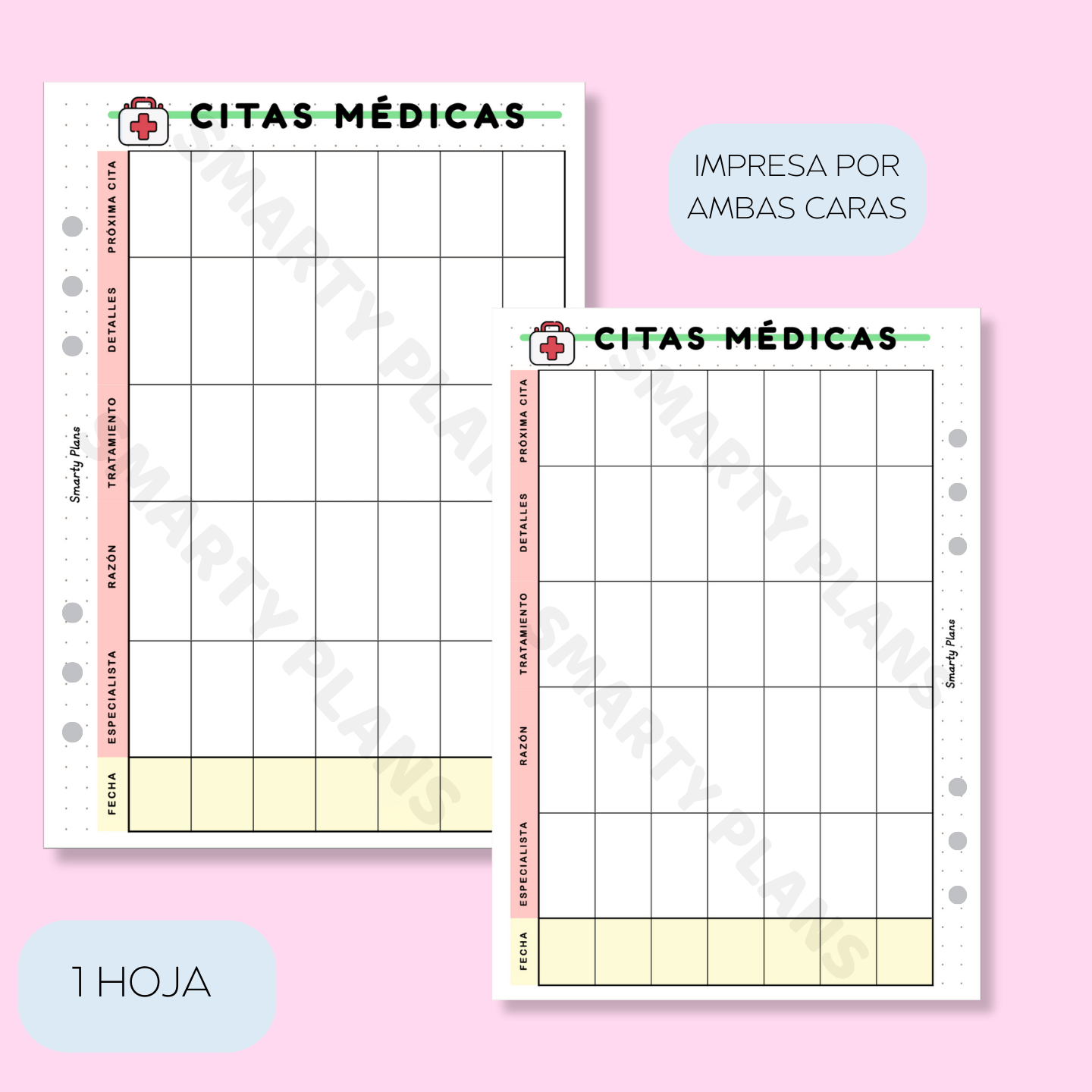 Plantilla Individual Salud - Citas Médicas (versión 2)