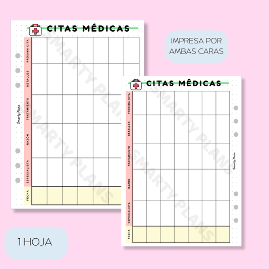 Plantilla Individual Salud - Citas Médicas (versión 2)