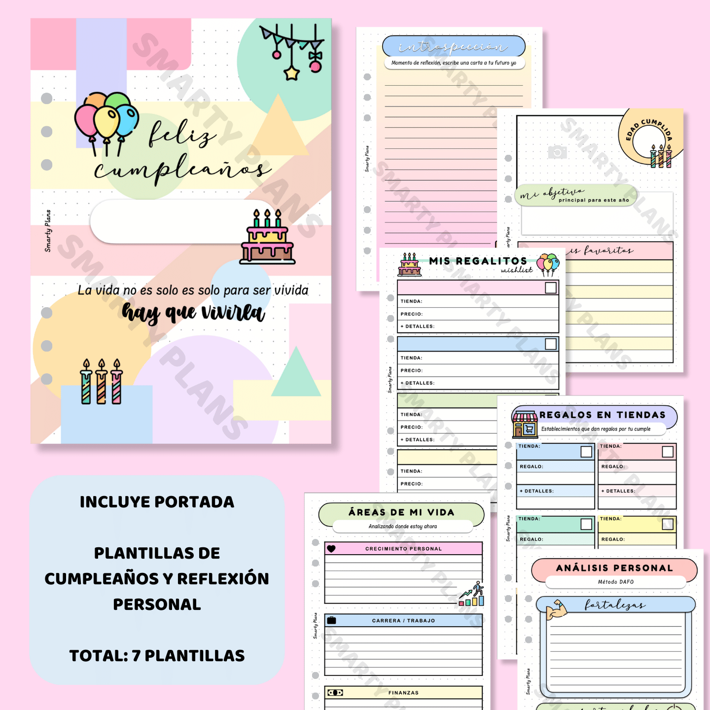 Pack Plantillas - Mi Cumpleaños