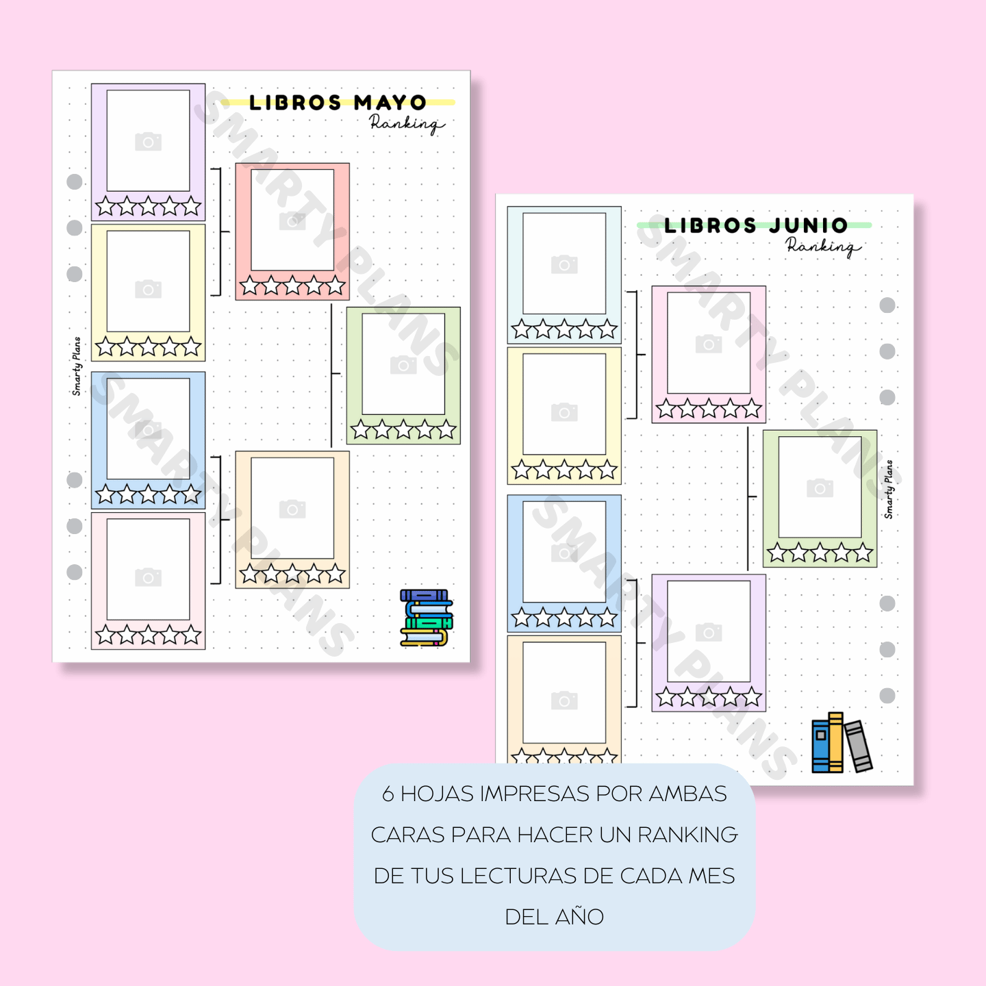 Pack Anual - Ranking Mes a Mes: Libros
