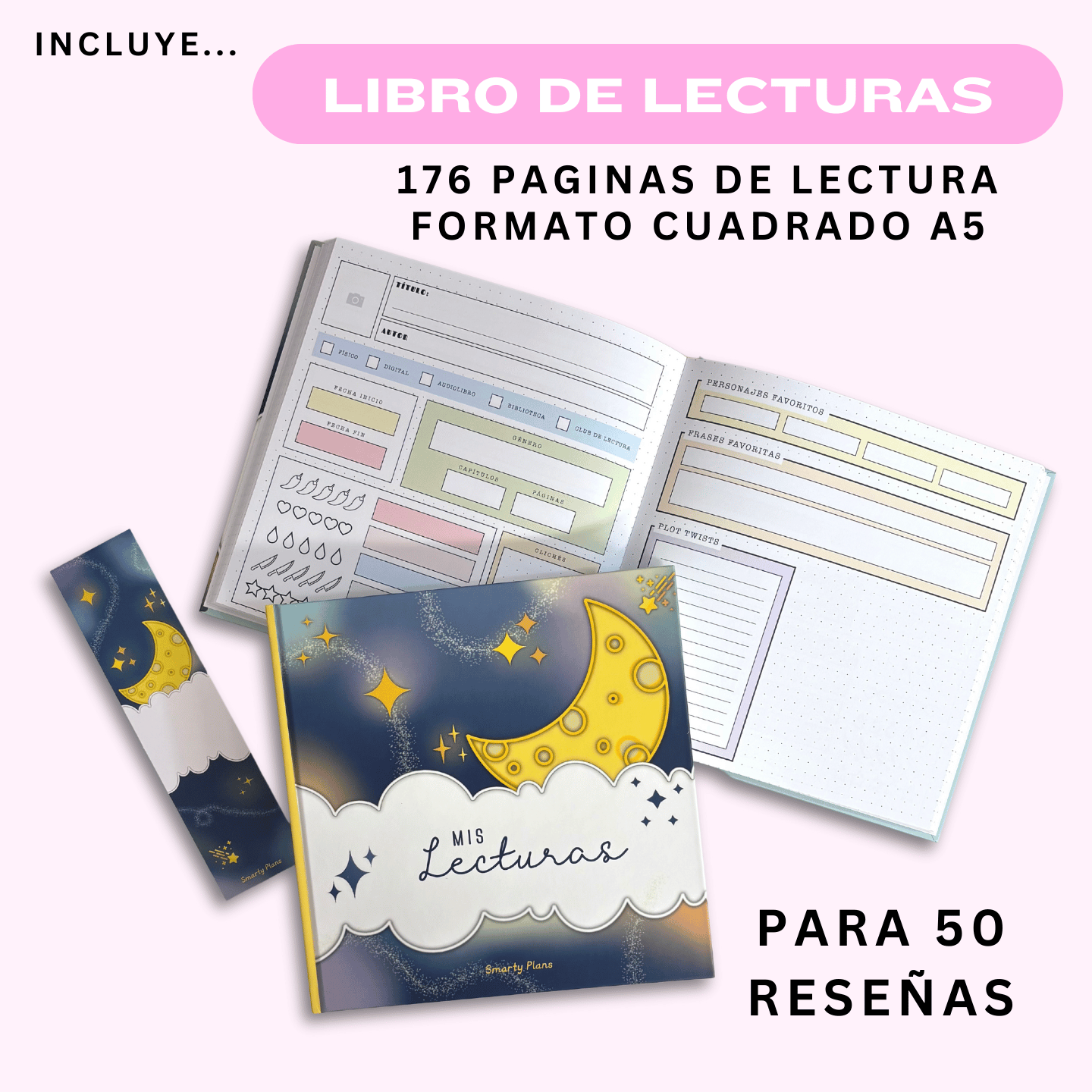 Libro y Pack de Lecturas - 50 Reseñas