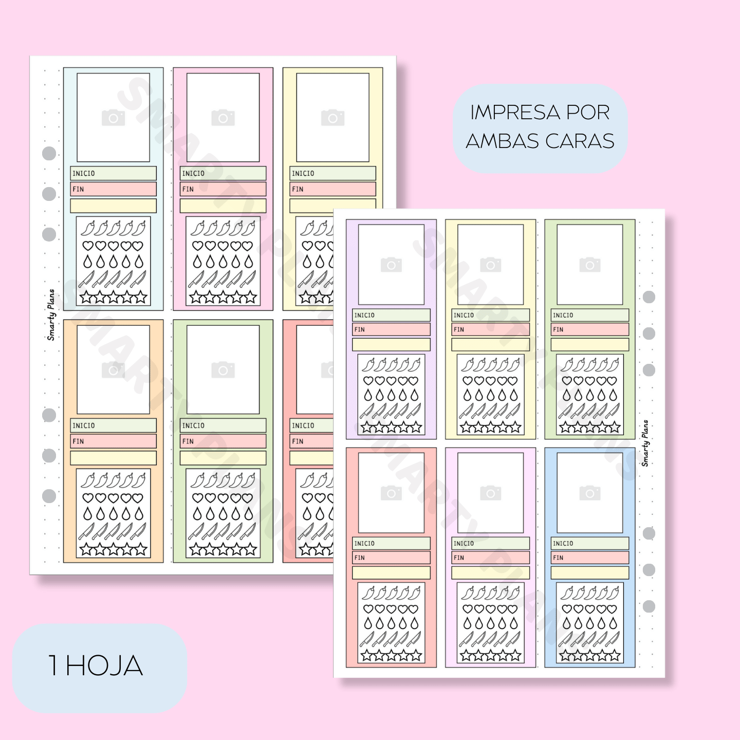 Plantilla Lectura - Mis libros, Pelis, Series