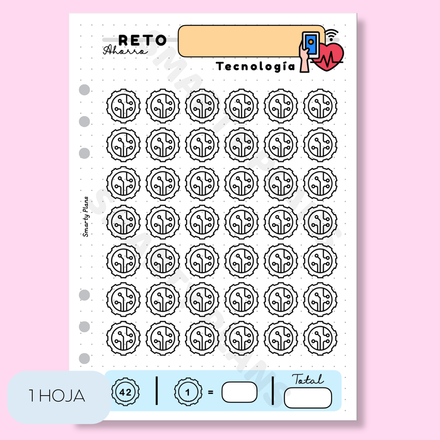 Plantilla Individual Finanzas - Reto de Ahorro Tecnología