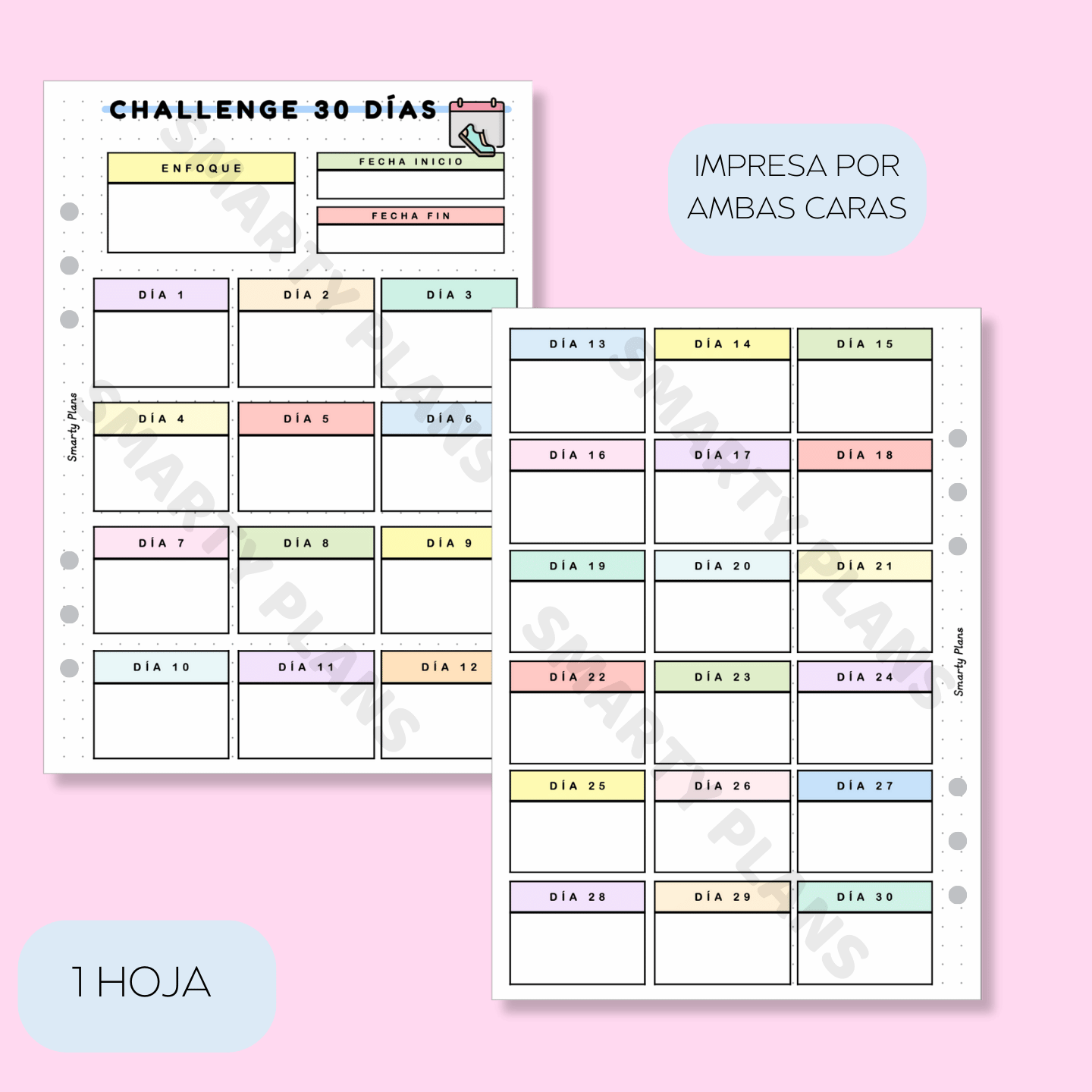 Plantilla Individual - Challenge 30 Días