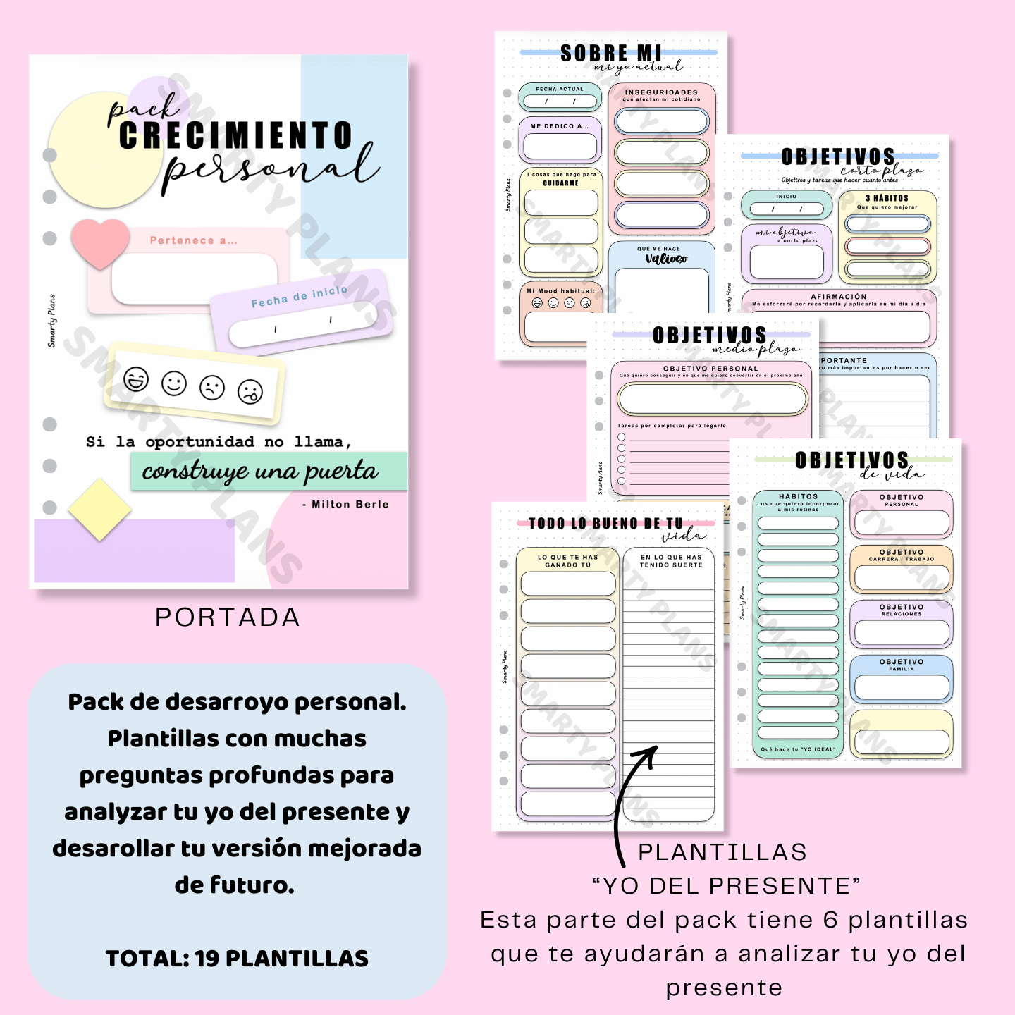 Pack Plantillas - Crecimiento Personal