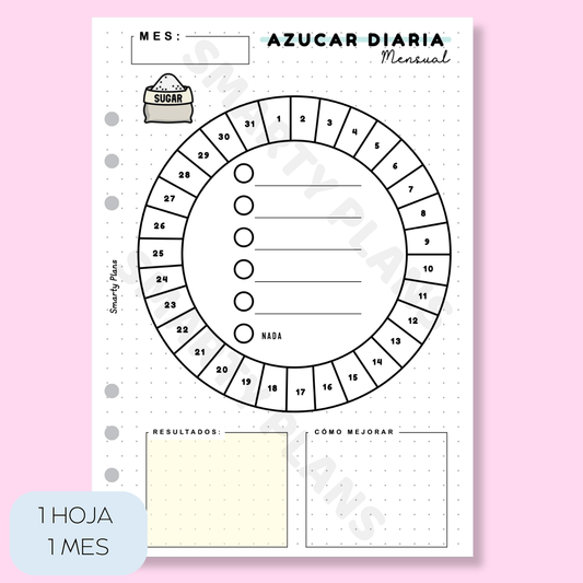 Plantilla Mensual - Azucar Diario