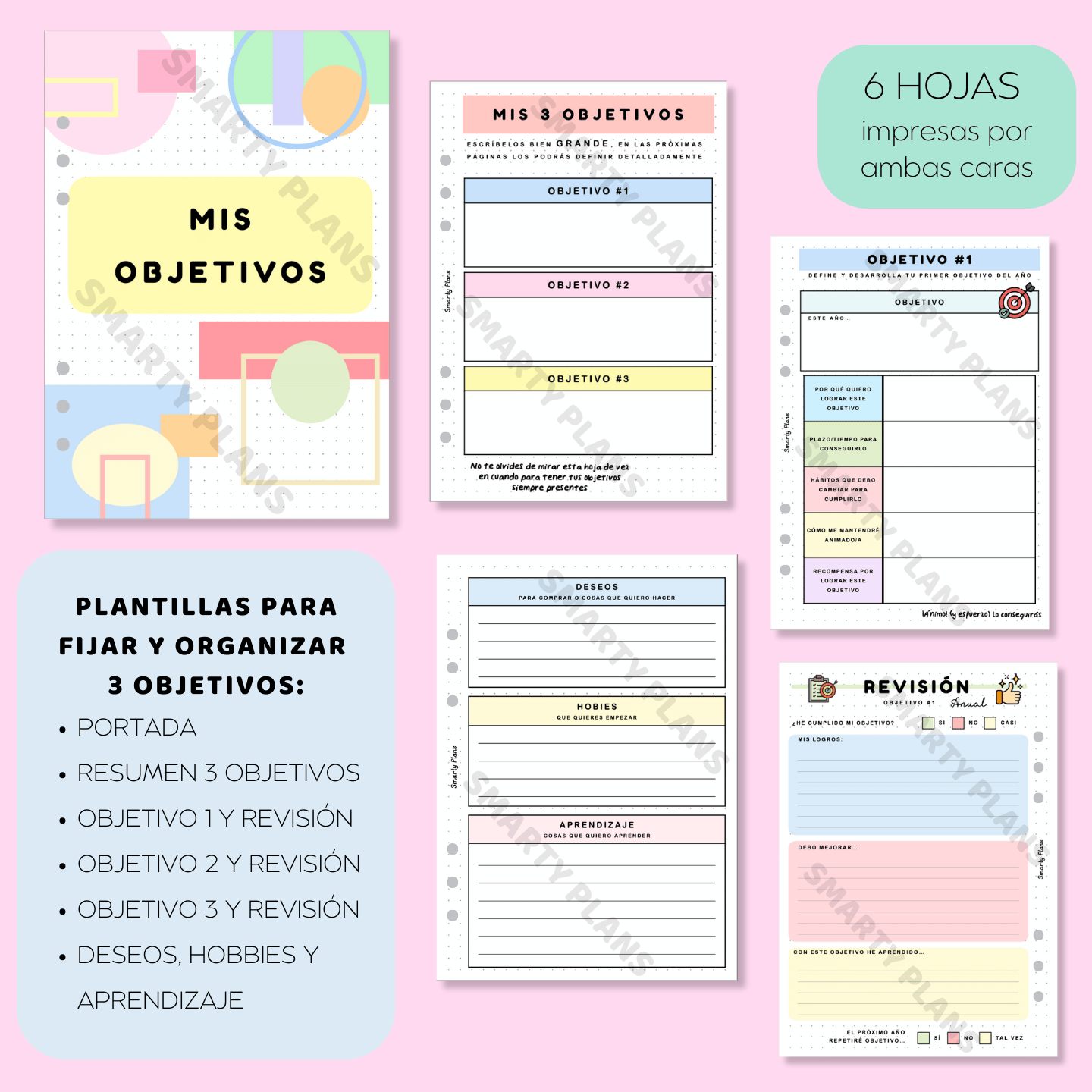 Pack Plantillas - Objetivos