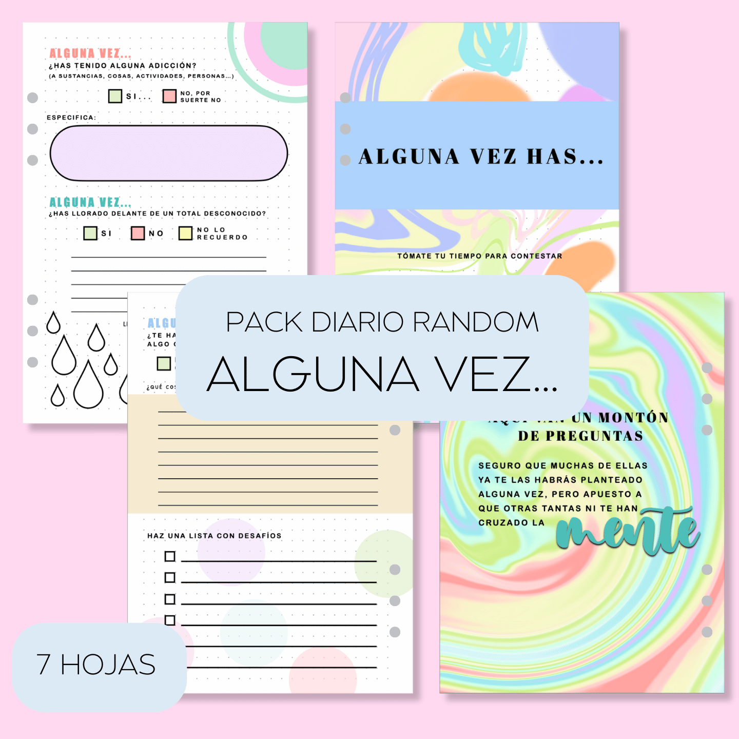 Pack Diario Random - Alguna vez...