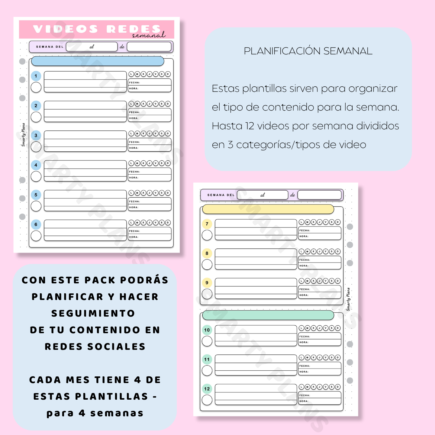 Pack Mensual - Videos Redes