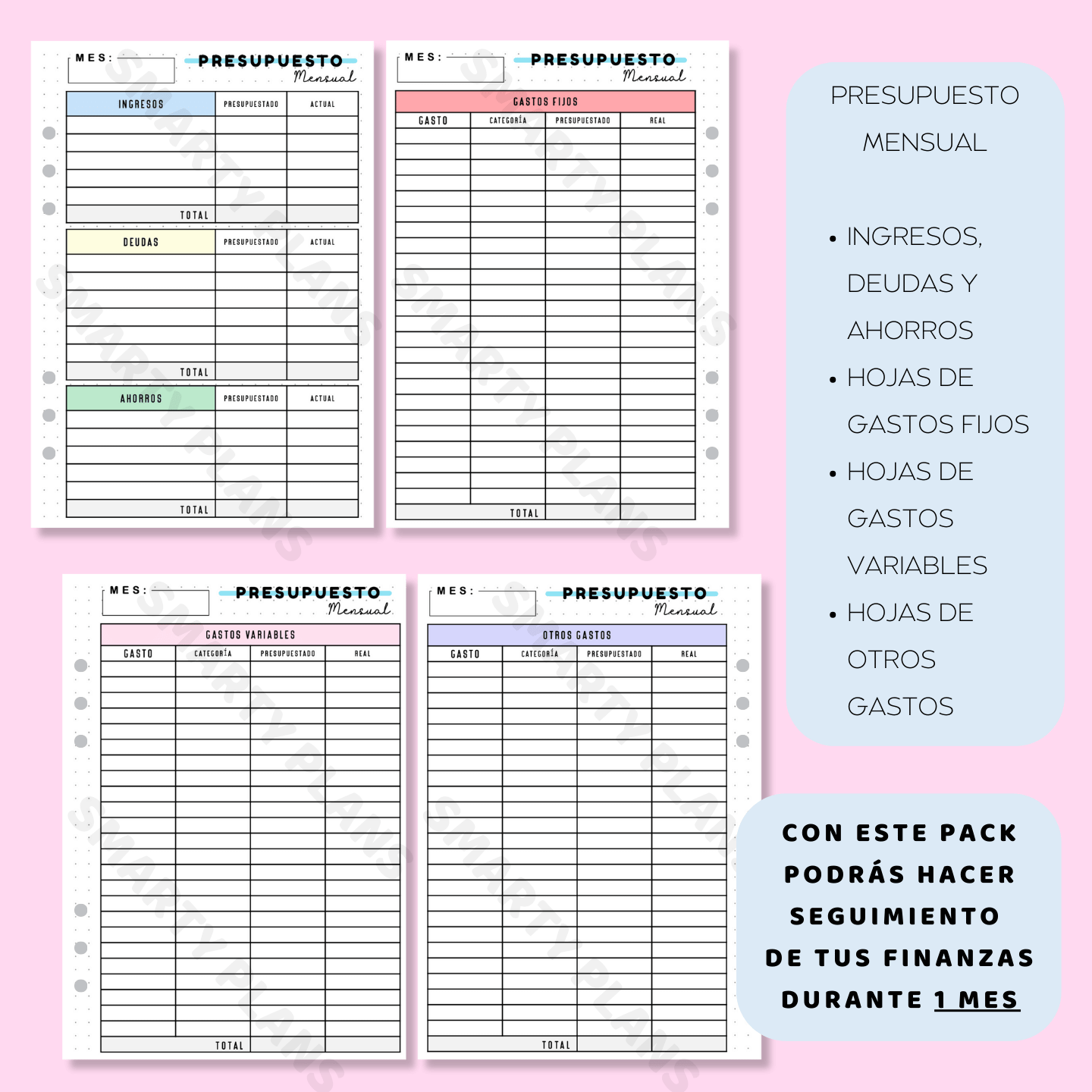 Pack Mensual - Finanzas